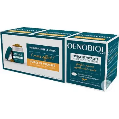 Oenobiol Capillaire force et vitalité - Lot de 3 x 60 capsules