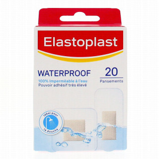 Elastoplast Pansements Waterproof 100% imperméables x20