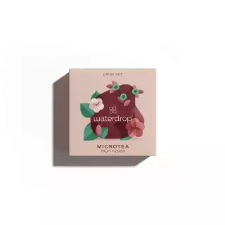 Waterdrop Microtea FRUIT FUSION - Saveur hibiscus, myrtille et baie d'églantier - 12 cubes