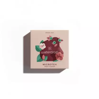 Waterdrop Microtea FRUIT FUSION - Saveur hibiscus, myrtille et baie d'églantier - 12 cubes