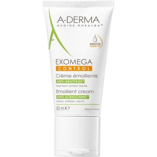 A-Derma Exomega Control Crème émolliente - 50ml