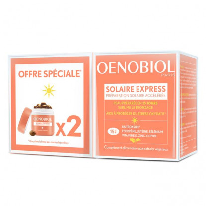 Oenobiol Solaire Express - Lot de 2 x 15 capsules