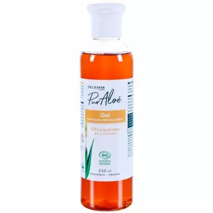 Pur Aloé Gel nettoyant démaquillant Aloé Vera 87% Bio - 250ml