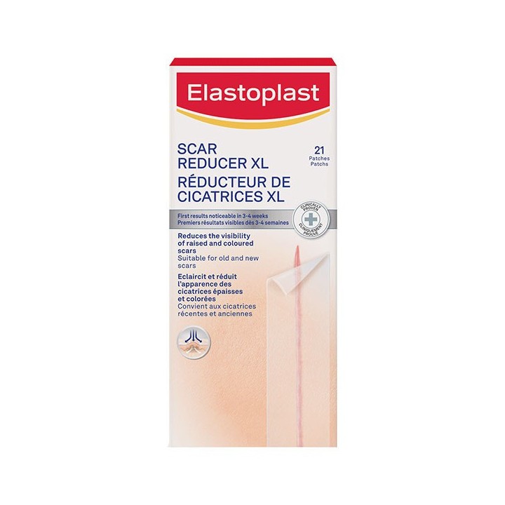 Elastoplast Réducteur de cicatrices XL - 21 pansements transparents