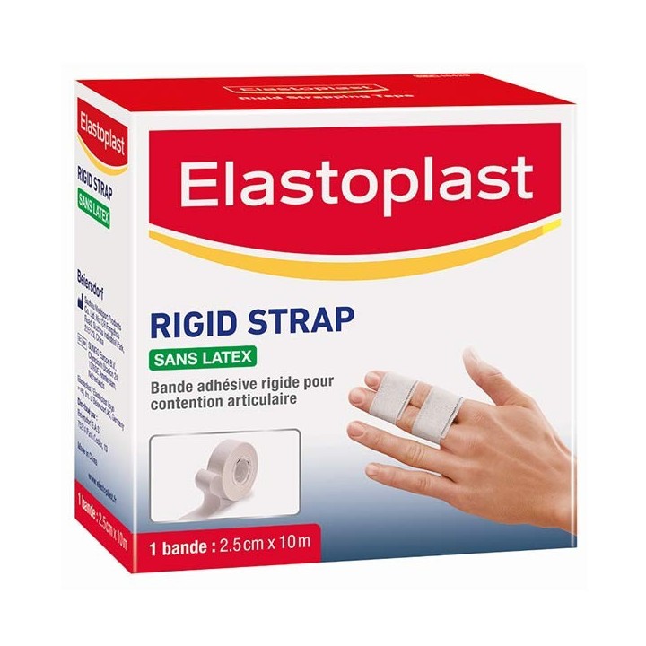Elastoplast Rigid strap sans latex doigt - 2,5 cm x 10 m