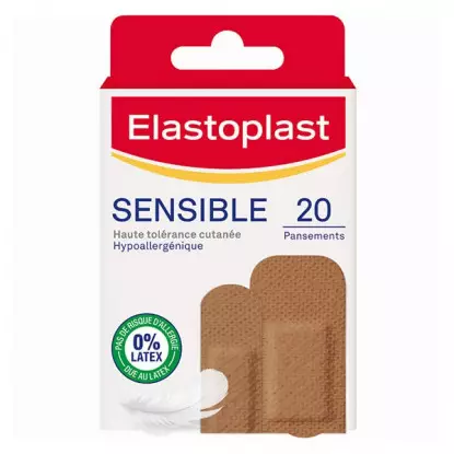 Elastoplast Pansements peaux métisses Sensible - 20 unités