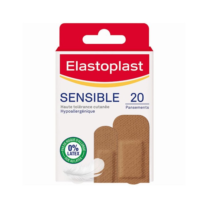 Elastoplast Pansements peaux métisses Sensible - 20 unités