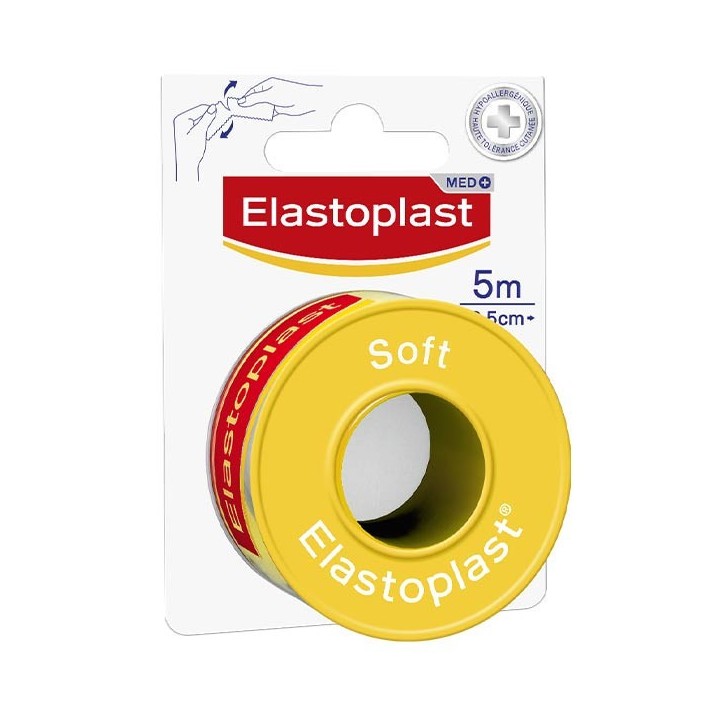 Elastoplast Soft Sparadrap - 2,5cm x 5m