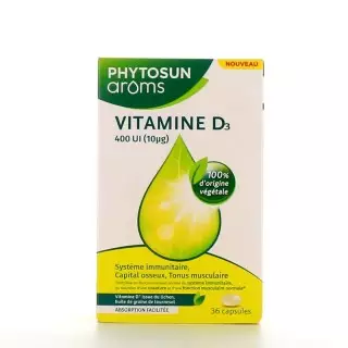 Phytosun Arôms Vitamine D3 - 36 capsules
