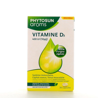 Phytosun Arôms Vitamine D3 - 36 capsules