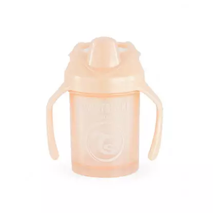 Twistshake Mini gobelet anti déversement 4M+ - Pêche - 230ml