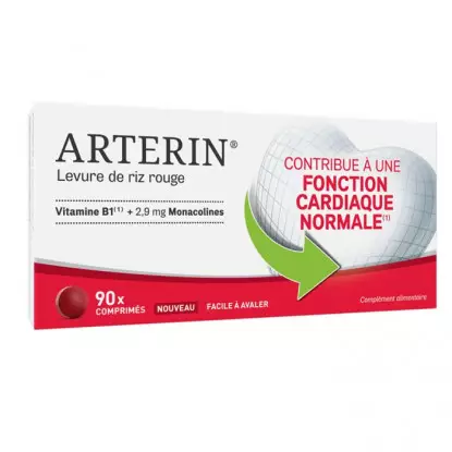 Arterin Levure de riz rouge - 90 comprimés