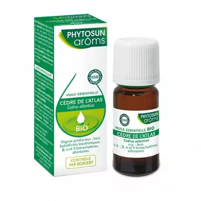 Phytosun Arôms Huile essentielle Cèdre de l'Atlas Bio - 5ml
