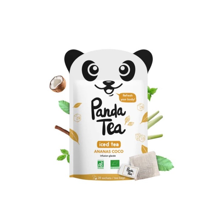 Panda Tea Iced Tea Detox - Ananas & Coco - 28 sachets