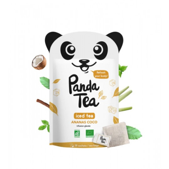 Panda Tea Iced Tea Detox - Ananas & Coco - 28 sachets