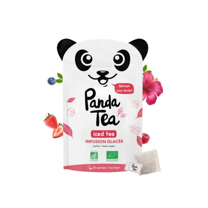 Panda Tea Iced Tea Detox - Fruits rouges - 28 sachets