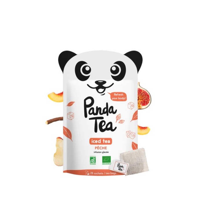 Panda Tea Iced Tea Detox - Pêche - 28 sachets
