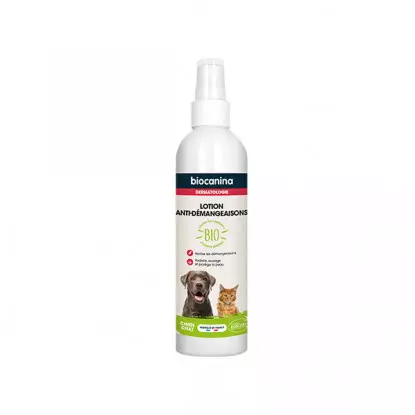 Biocanina Lotion anti-démangeaisons chien et chat Bio - 240ml