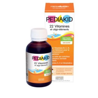 Pédiakid 22 Vitamines oligo éléments sirop 125ml