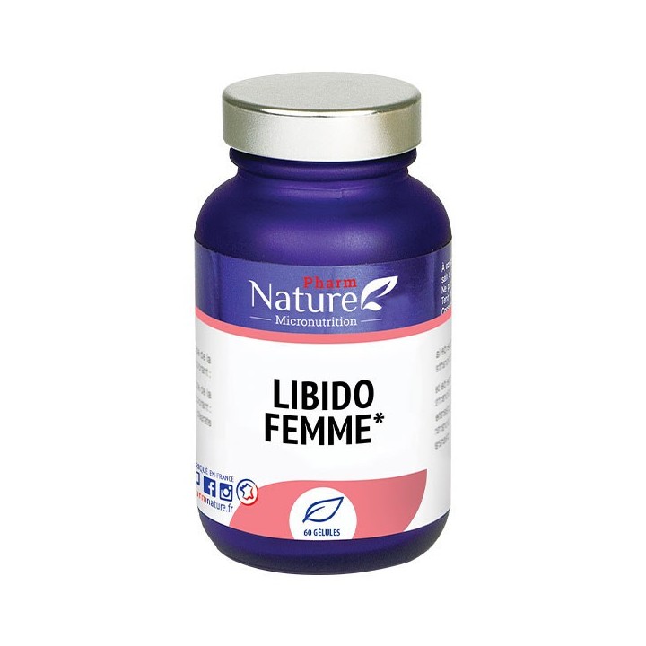 Pharm Nature Micronutrition Libido Femme - 60 gélules