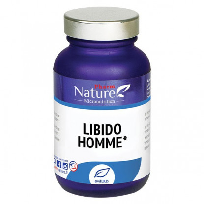 Pharm Nature Micronutrition Libido Homme - 60 gélules