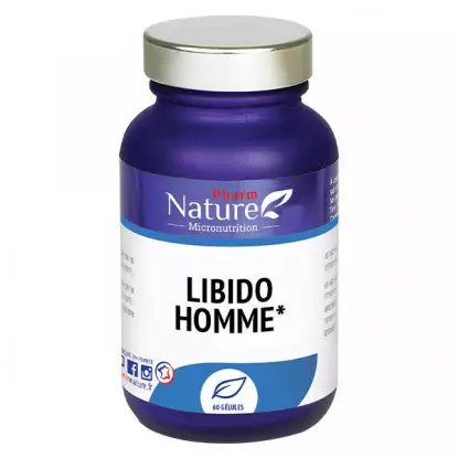 Pharm Nature Micronutrition Libido Homme - 60 gélules