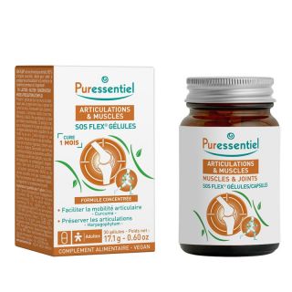 Puressentiel Articulations & Muscles SOS Flex Gélules - 30 gélules