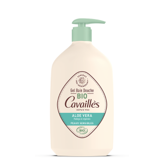 Rogé Cavaillès Gel bain douche peaux sensibles Aloe vera Bio - 1L