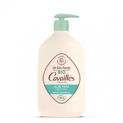 Rogé Cavaillès Gel bain douche peaux sensibles Aloe vera Bio - 1L