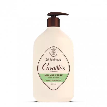 Rogé Cavaillès Gel bain douche peaux sensibles Amande verte - 1L