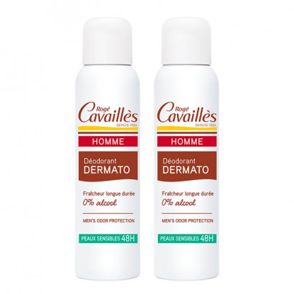 Rogé Cavaillès Déodorant Dermato peaux sensibles 48h spray - 2 x 150ml
