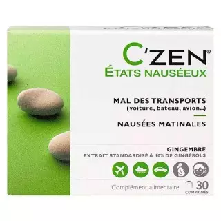Bausch & Lomb C'Zen états nauséeux - 30 comprimés