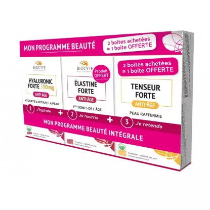 Biocyte Programme Beauté Intégrale - 10 gélules + 40 gélules + 40 gélules