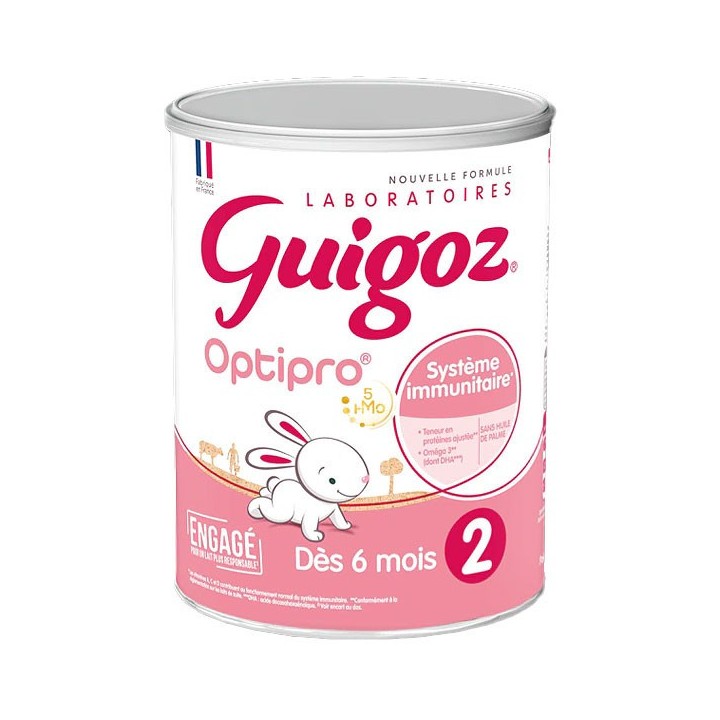 Guigoz Optipro Lait 2ème âge - 780g