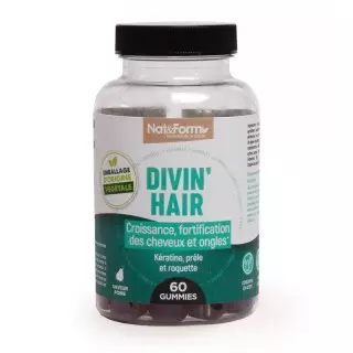 Nat&Form Divin'Hair gummies - 60 gommes