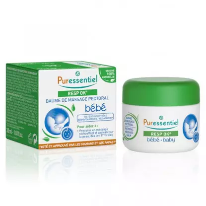 Puressentiel Resp'OK Baume de massage pectoral Bébé - 30ml