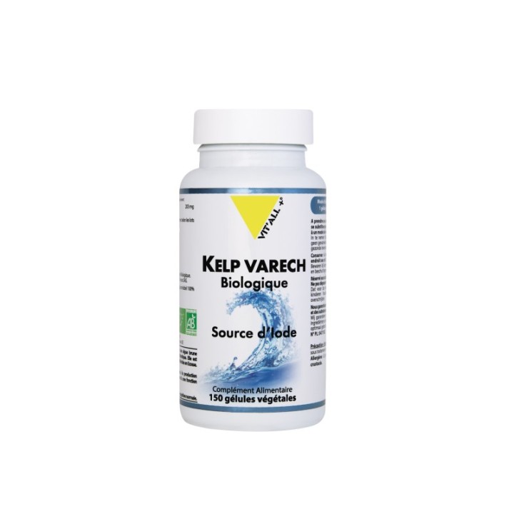 Vitall+ Kelp Varech Bio - 150 gélules