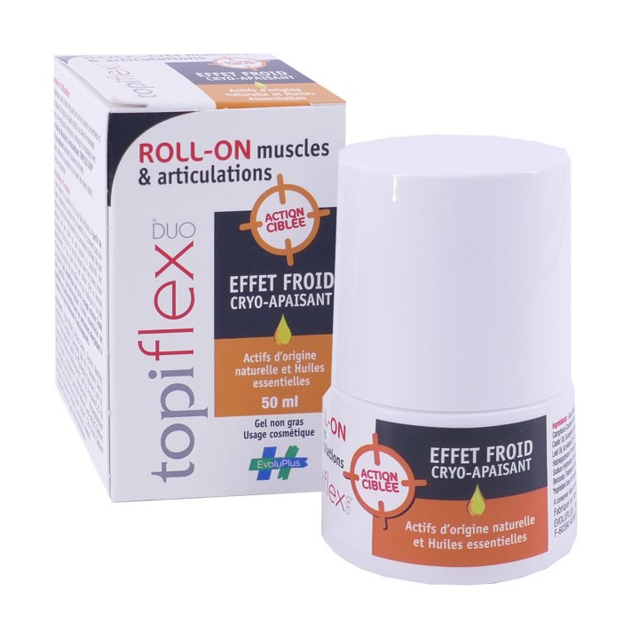 Evolupharm Topiflex Duo Roll'On muscles et articulations - 15ml