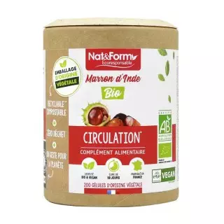 Nat&Form Marron d'inde Bio - 200 gélules