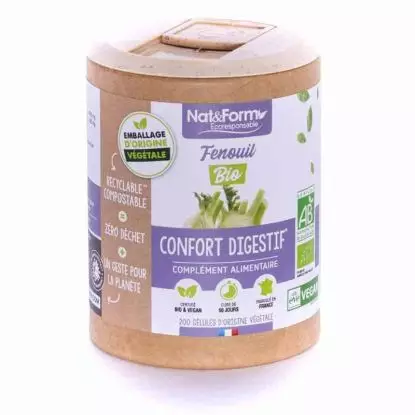 Nat&Form Fenouil Bio - 200 gélules
