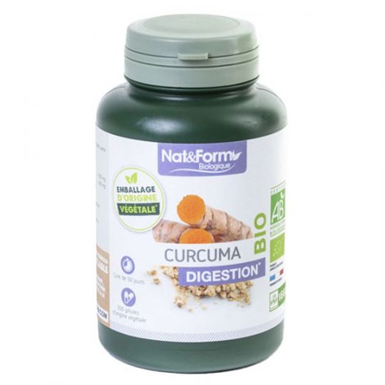 Nat&Form Curcuma Bio - 200 gélules