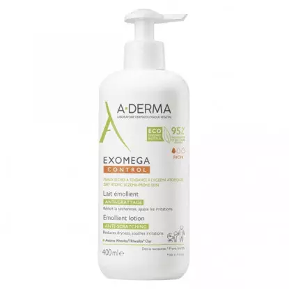 A-Derma Exomega Control Lait émollient anti-grattage - 400ml