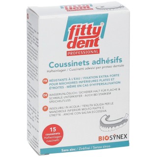 Biosynex Fittydent Professional - 15 coussinets adhésifs