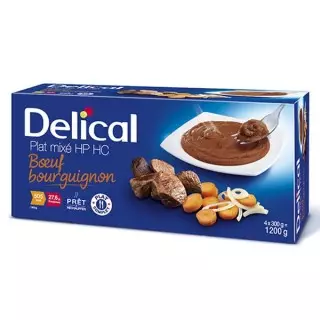 Delical Nutra'Mix HP/HC Bœuf Bourguignon - 4 x 300g