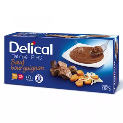 Delical Nutra'Mix HP/HC Bœuf Bourguignon - 4 x 300g