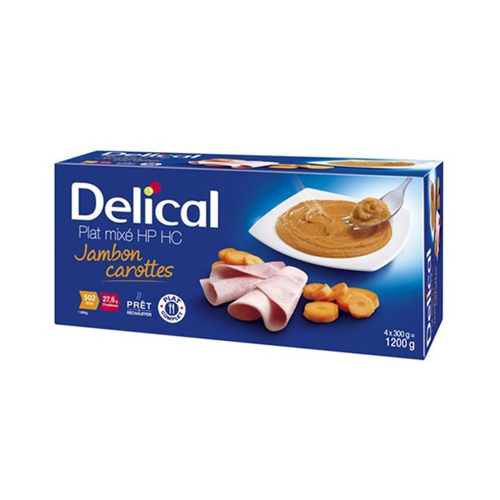 Delical Nutra'Mix HP/HC Jambon carottes - 4 x 300g