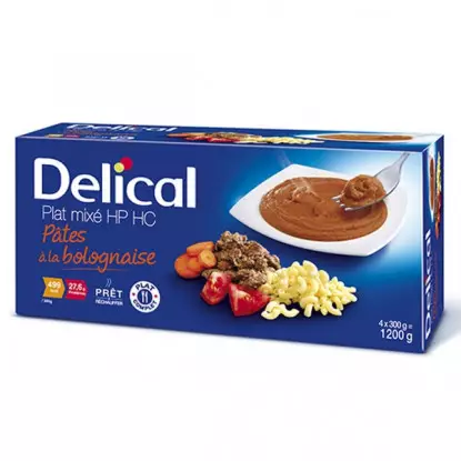 Delical Nutra'Mix HP/HC Pâtes Bolognaise - 4 x 300g