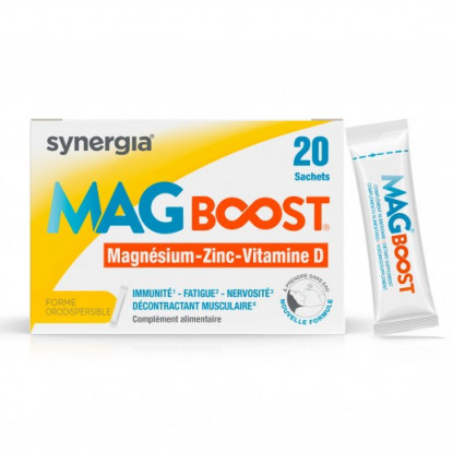 Synergia MagBoost - 20 sachets orodispersibles