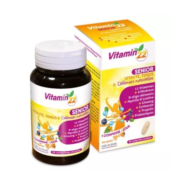 Ineldea Vitamin’22 Senior - 30 comprimés