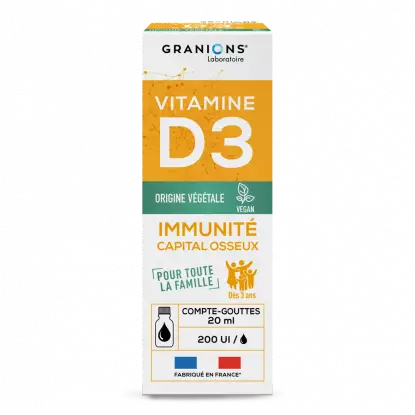 Granions Vitamine D3 végétale 200 UI - Spray 20ml